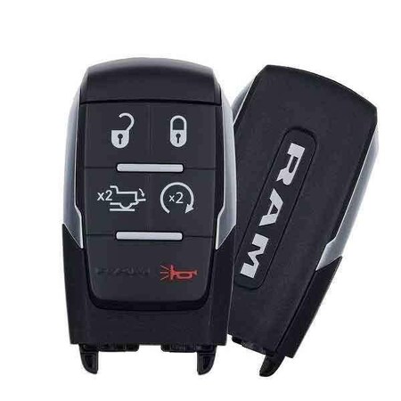 Oem OEM: REF: 2019 Dodge Ram Pickup HD 2500-5500 / 5-Button Smart Key / PN: 68374994AB / GQ4-76 RSK-DDG4994-RFB